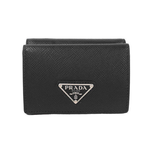 Prada Triangle Wallet Tri Saffiano - Picture 1 of 5